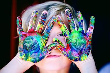 colourful hands 